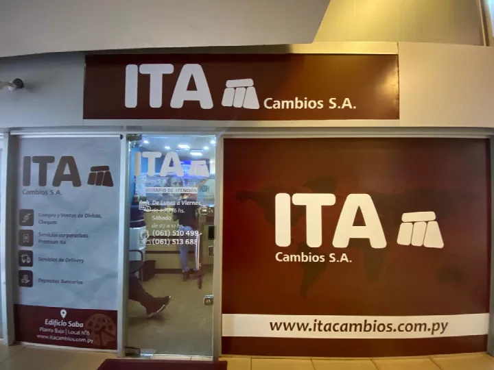 Fachada de Caja Aux - Edificio Saba